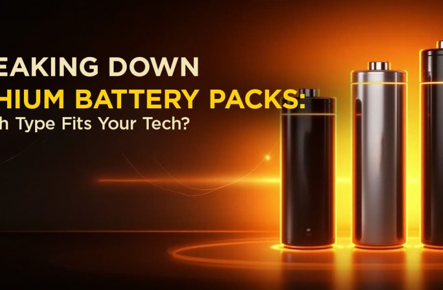 Breaking Down Lithium Battery Packs: Which Type Fits Your Tech?