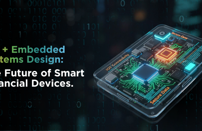 A Blog Banner on IoT + Embedded Systems Design: The Future of Smart Financial Devices