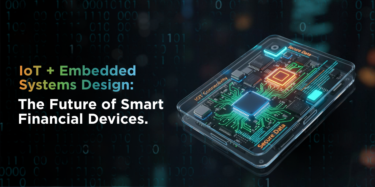 A Blog Banner on IoT + Embedded Systems Design: The Future of Smart Financial Devices