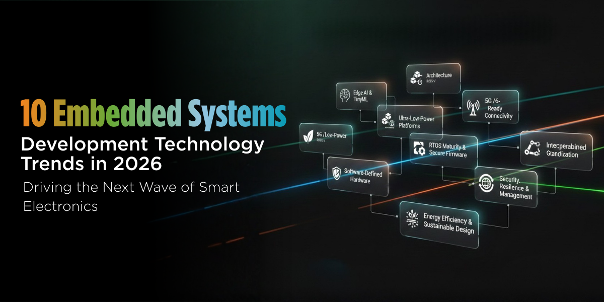 10 Embedded Systems Development Technology Trends in 2026 Driving the Next Wave of Smart Electronics