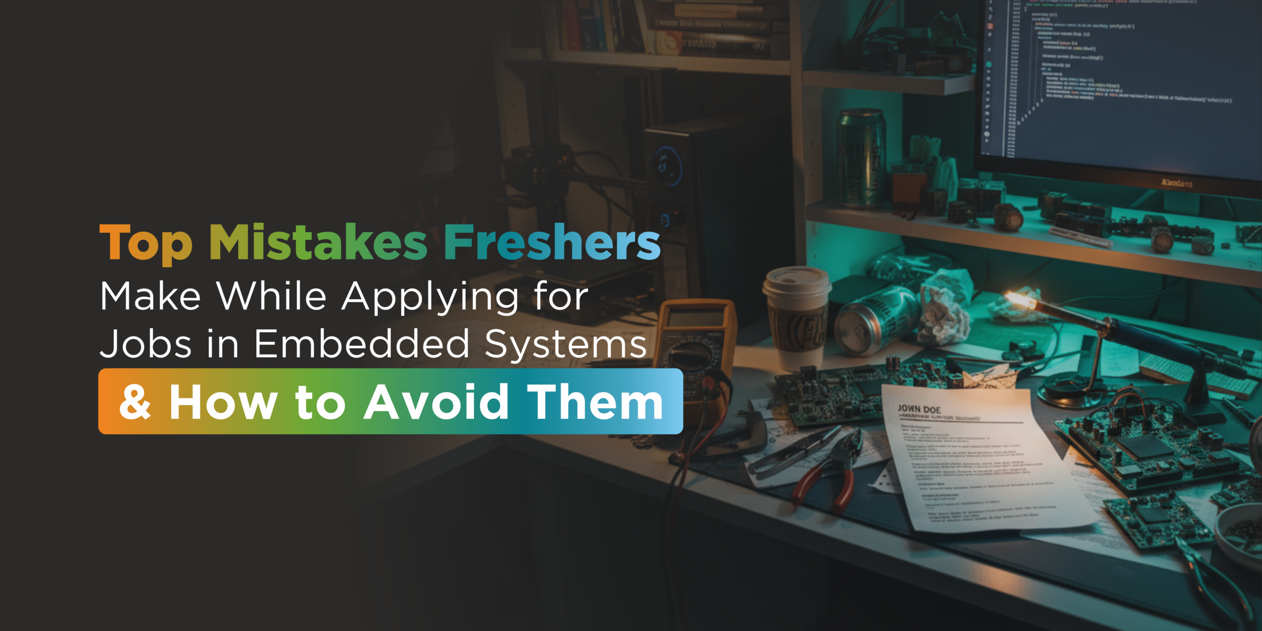 Top Mistakes Freshers Make While Applying for Jobs in Embedded Systems (And How to Avoid Them)